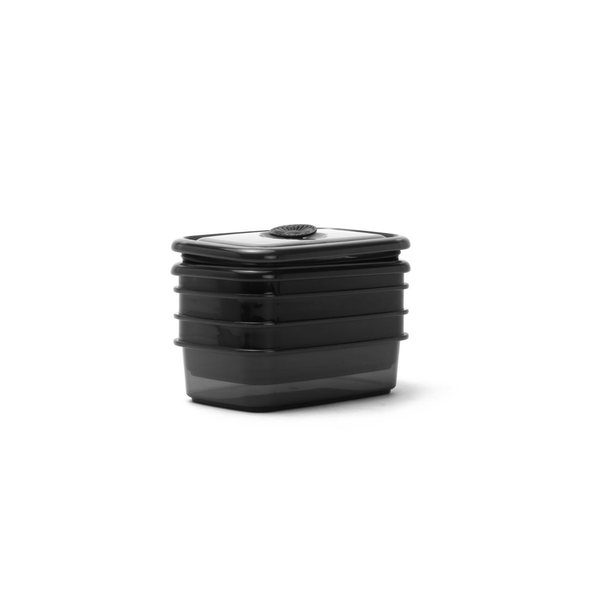 Rugged Xtremes 3 x 350ml REUSABLE CRIB CONTAINER SET BPA Free Vac Seal BLACK