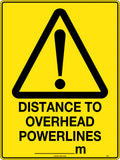 Poly Overhead Powerline Sign | Construction Sites | Uniform Safety Signs
