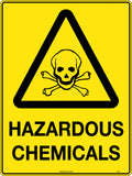 Hazardous Chemicals Caution Sign | Chemical Storage | Uniform Safety Signs