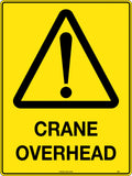 Metal Crane Overhead Sign | Industrial Warehouses | Uniform Safety Signs