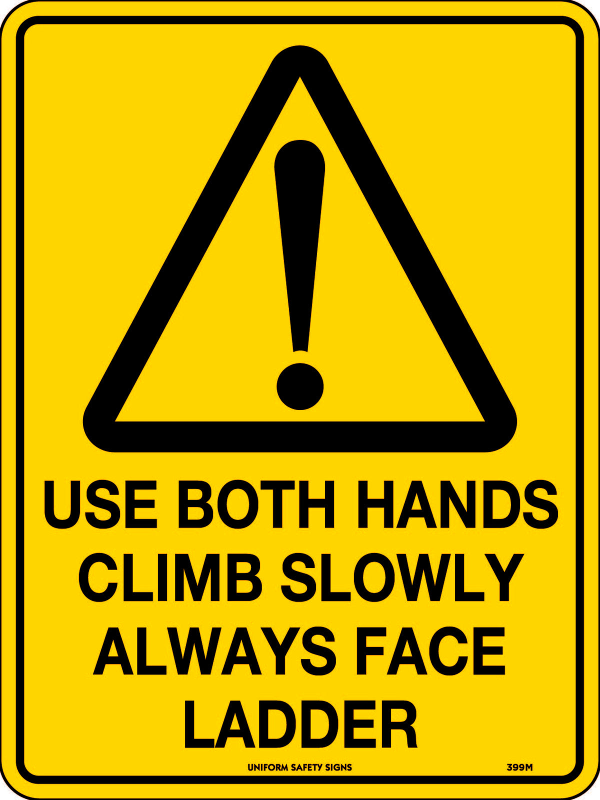 300x225mm Ladder Safety Sign | Industrial Sites | Uniform Safety Signs