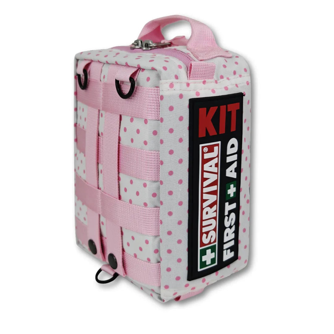 Pink Polka Vehicle First Aid Kit | Road & 4WD Use | Survival, view 4