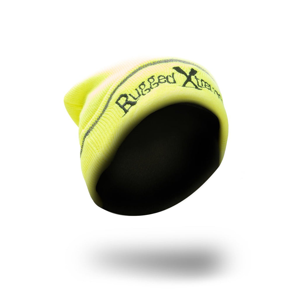 Rugged Xtremes HI Viz Yellow Beanie