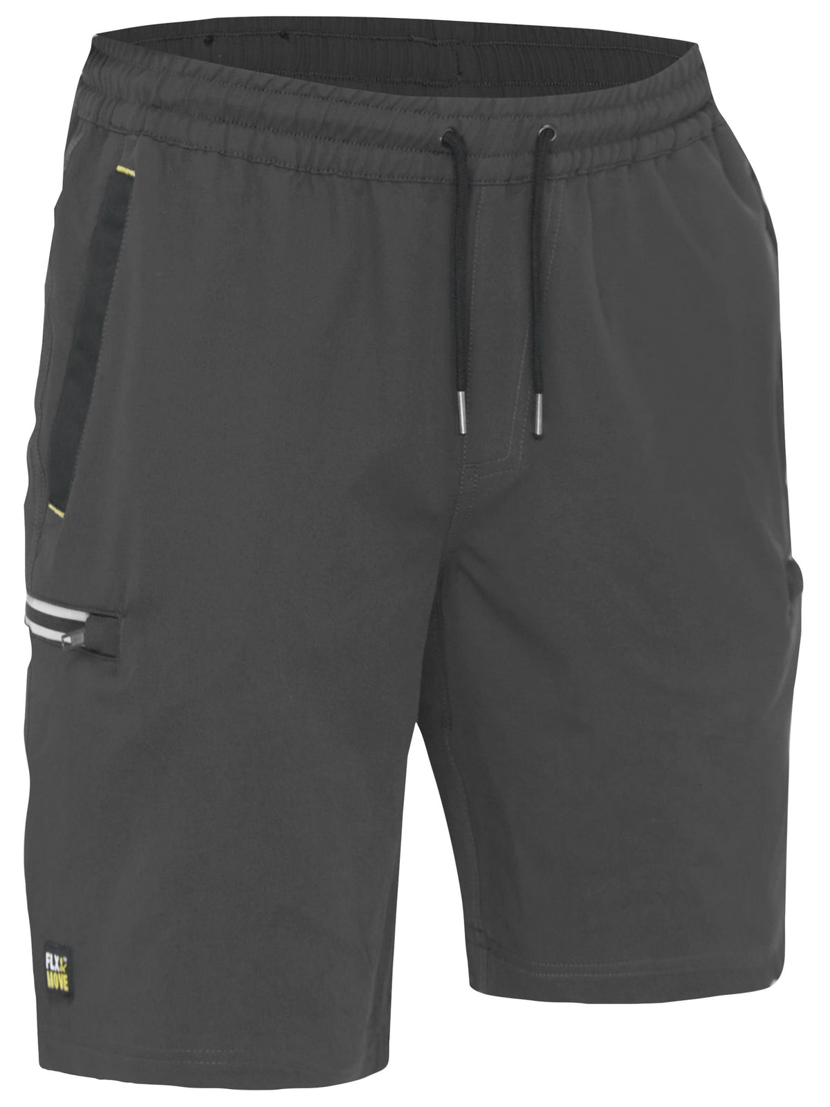 4-way Stretch Cargo Shorts with Elastic Waist - Men's
