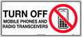 450x200mm Prohibition Sign | Electronic Restricted Zones | Uniform Safety Signs