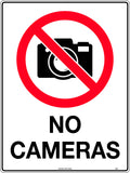 Metal No Cameras Sign | Secure Facilities | Uniform Safety Signs