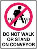 Poly Prohibition Sign | Conveyor Safety | Uniform Safety Signs
