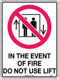 Self Adhesive Lift Prohibition Sign | Commercial Buildings | Uniform Safety Signs