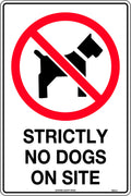 Metal No Dogs Sign | Construction & Site Access | Uniform Safety Signs