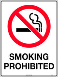 600x400mm Smoking Prohibited Sign | Industrial Sites | Uniform Safety Signs