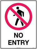 450x300mm No Entry Sign | Restricted Access Areas | Uniform Safety Signs