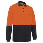 Hi Vis Two Tone Long Sleeve Polo - view 1
