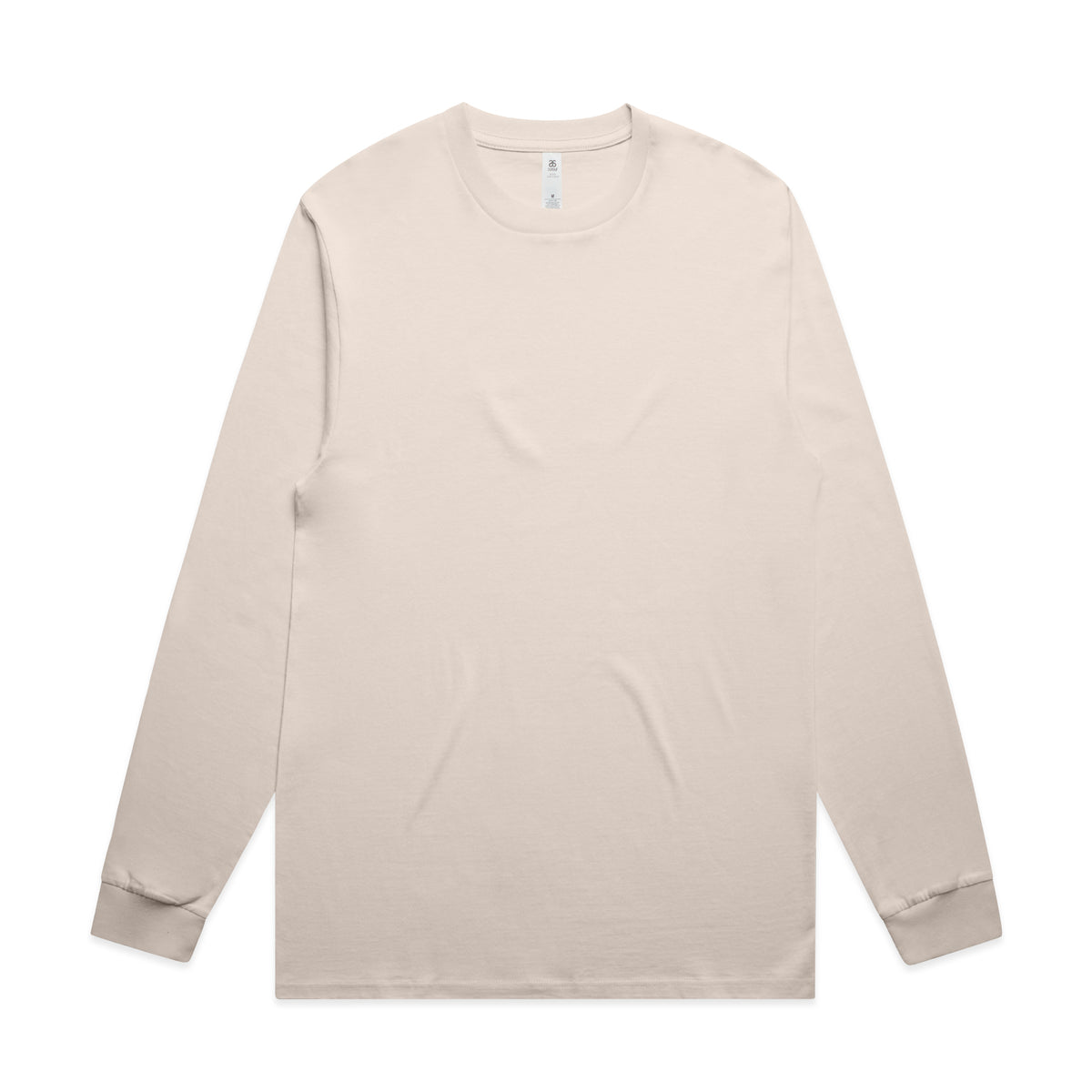 100% Carded Cotton Long Sleeve Tee | General Trade | Ascolour, view 2