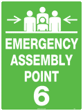 600x400mm Assembly Point Sign | Industrial Sites | Uniform Safety Signs