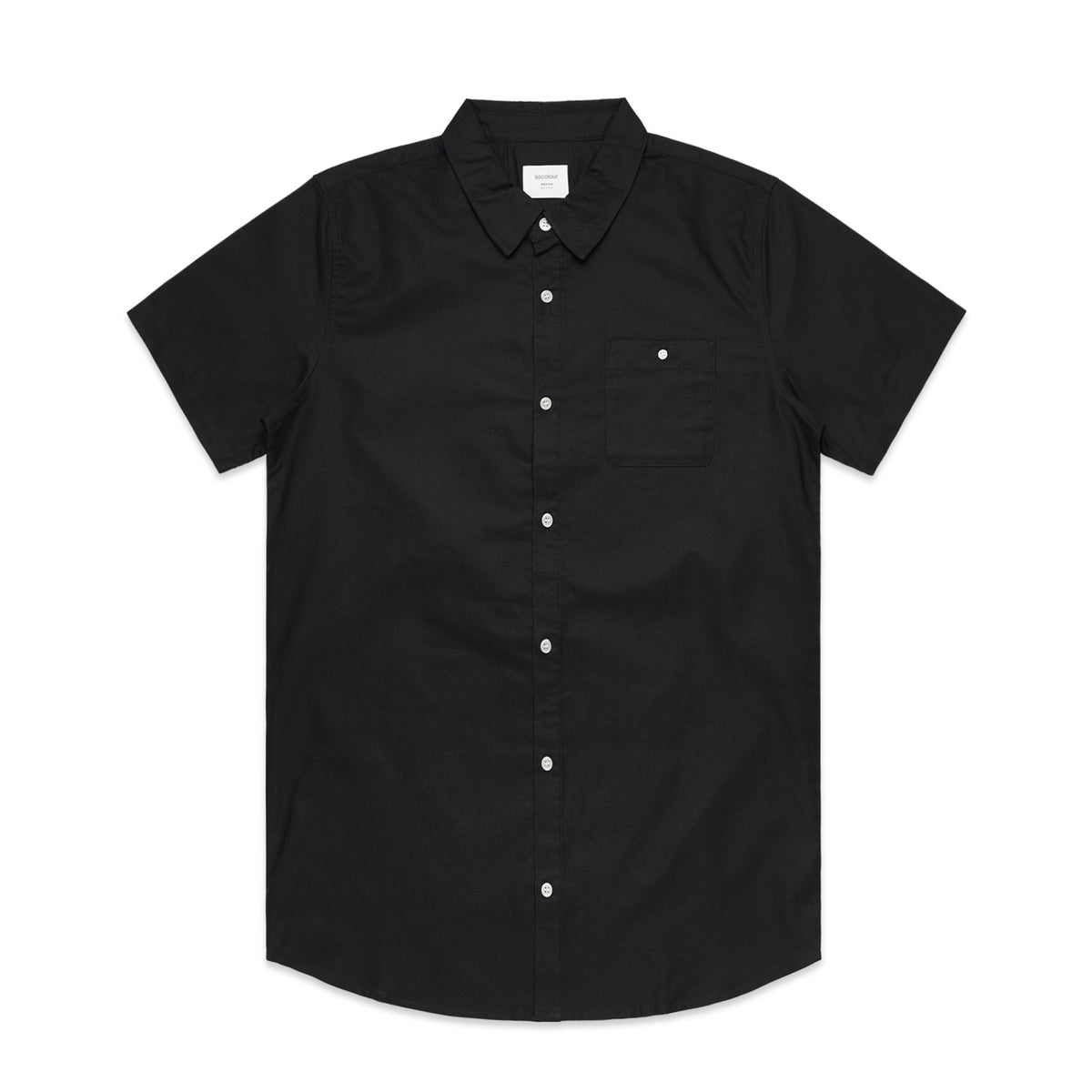 100% Woven Cotton Short Sleeve Shirt | Site Uniforms | Ascolour