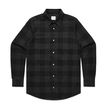 100% Cotton Flannel Check Shirt | Cold Weather Workwear | Ascolour