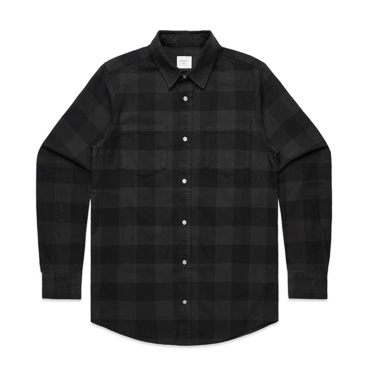 100% Cotton Flannel Check Shirt | Cold Weather Workwear | Ascolour