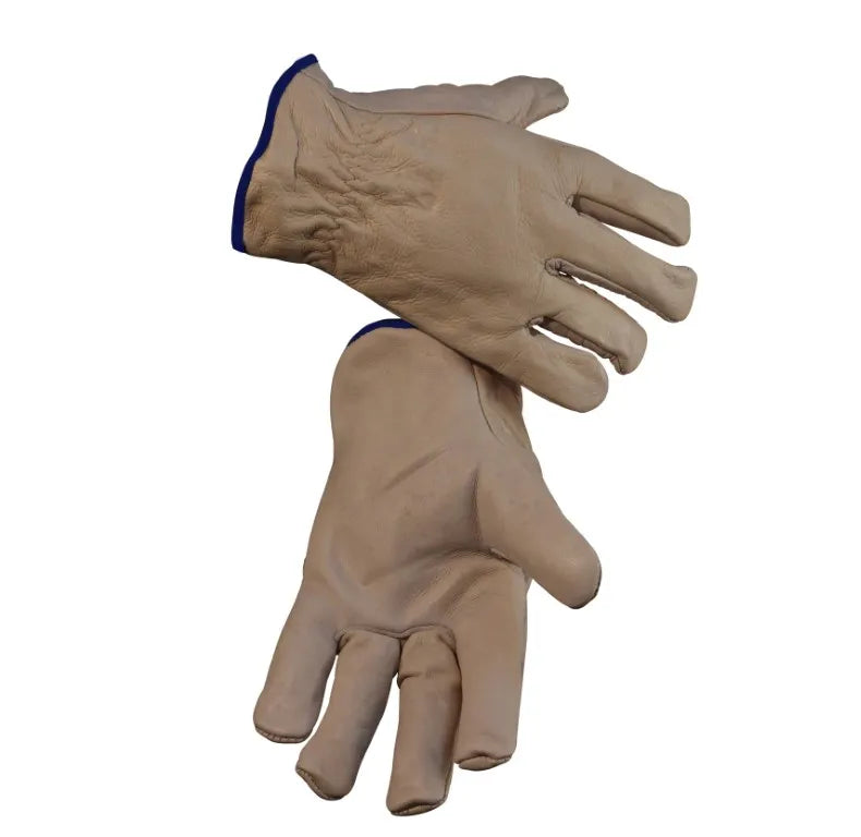 Size 8 Premium Cow Grain Rigger Gloves | Heavy Duty Trade | ATS Global