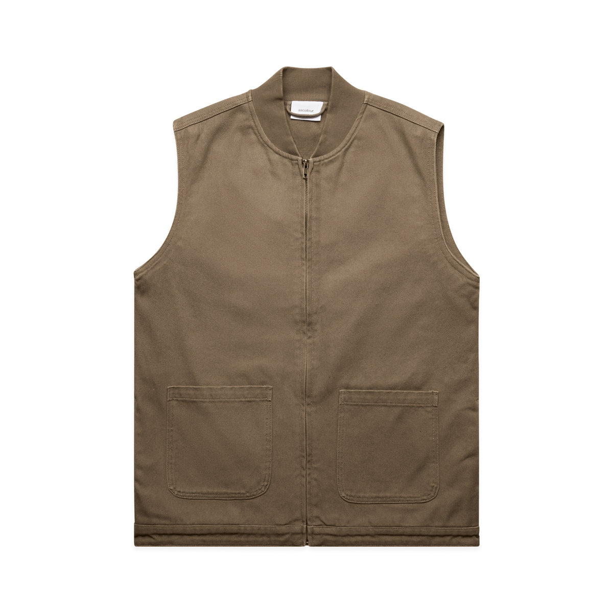 Cotton Duck Canvas Heavy Vest | Rugged Site Wear | Ascolour, view 2