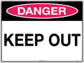Metal Danger Keep Out Sign | Construction & Mining | Uniform Safety Signs