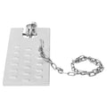 Stainless Steel Foot Treadle Silver