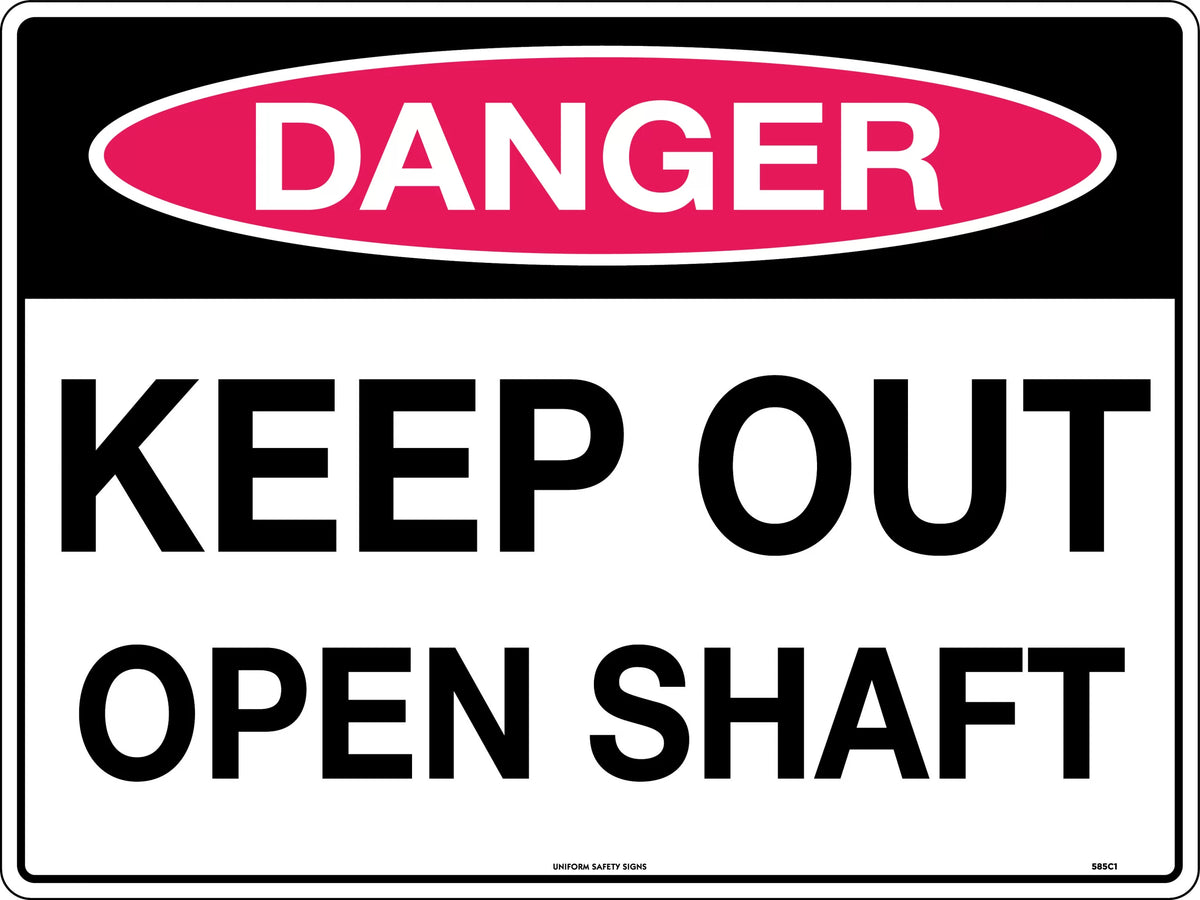 Metal Danger Keep Out Sign | Mining and Construction | Uniform Safety Signs