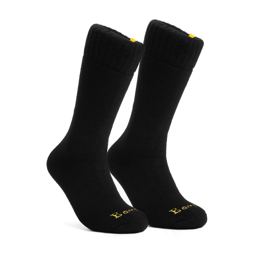 Rugged Xtremes TWIN PACK (2 x Pairs) SOCKS 92% BAMBOO SIZE: 6-10 BLACK