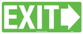 Luminous Exit Right Arrow Sign | Emergency Egress | Uniform Safety Signs