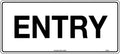Metal Entry Sign | Warehouse and Site Access | Uniform Safety Signs