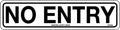 Poly No Entry Sign | Restricted Site Access | Uniform Safety Signs