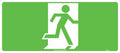 Luminous Running Man Picto | Emergency Exit Routes | Uniform Safety Signs