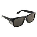 Frontside Safety Glasses - Smoke - Black Frame