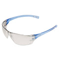 Blue Frame Safety Glasses with Silver Mirror Lenses | Vision Safe