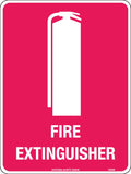 90x55mm Fire Extinguisher Sign | Industrial Sites | Uniform Safety Signs