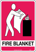 Metal Fire Blanket Sign | Emergency Equipment | Uniform Safety Signs
