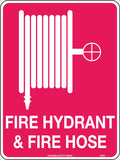 Poly Fire Hydrant & Hose Sign | Industrial Sites | Uniform Safety Signs