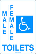 Self Adhesive Toilet Sign | Commercial Facilities | Uniform Safety Signs