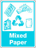 300x225mm Mixed Paper Sign | Office & Warehouse | Uniform Safety Signs