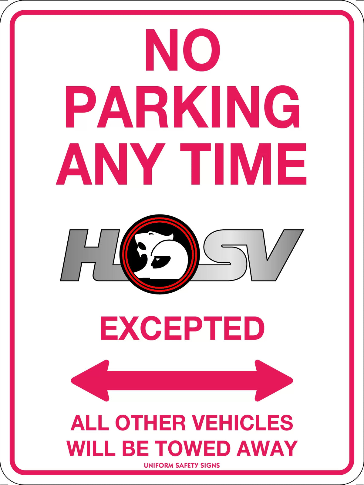 300x225mm No Parking Sign | Site Access Control | Uniform Safety Signs