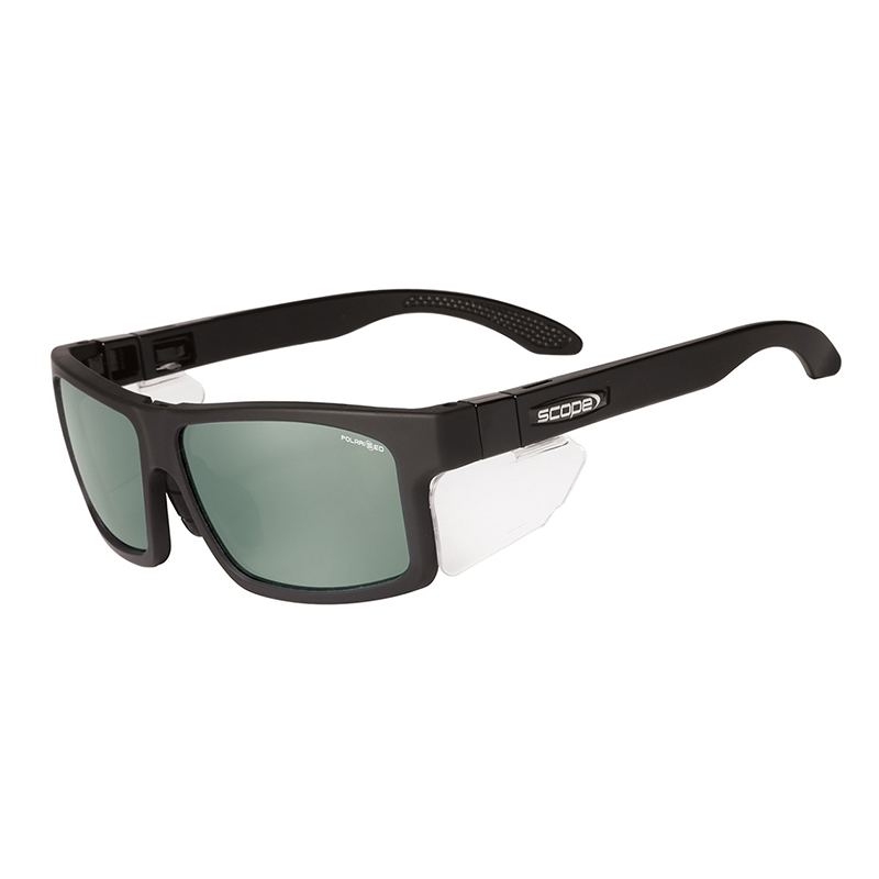 Cross Fit Frozen Black Frame Polarised Lens with Interchangeable Temples