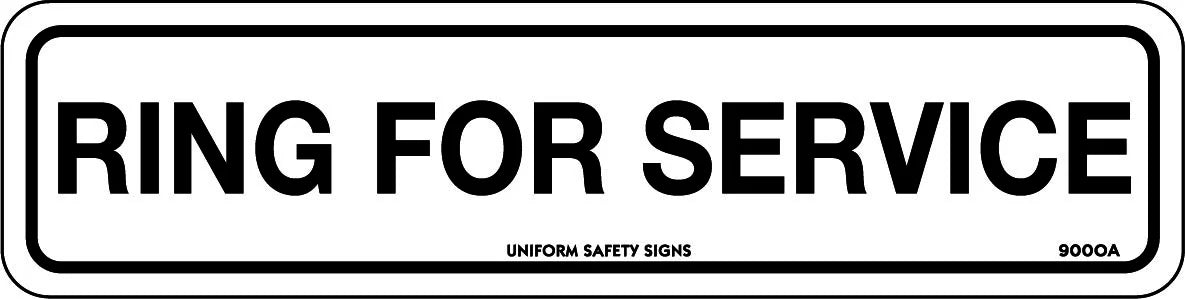 Self Adhesive Ring for Service | Facility Maintenance | Uniform Safety Signs