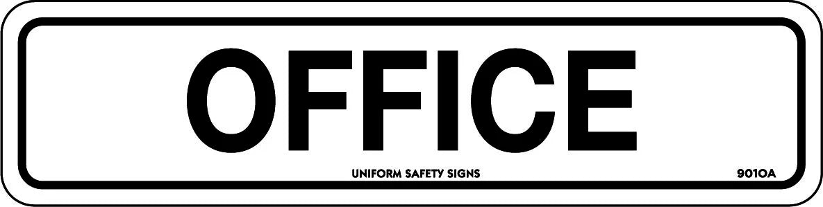 Metal Office Sign | Corporate and Admin Areas | Uniform Safety Signs