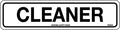 Self Adhesive Cleaner Sign | Janitorial Areas | Uniform Safety Signs