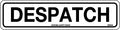 Self Adhesive Despatch Sign | Warehouse Loading Bays | Uniform Safety Signs