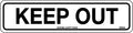Self Adhesive Keep Out Signs | Restricted Area Access | Uniform Safety Signs