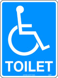 Poly Disabled Toilet Sign | Facility Management | Uniform Safety Signs