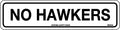 Self Adhesive No Hawkers Sign | Commercial Properties | Uniform Safety Signs