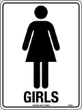 Poly Girls Sign | Facility Washrooms | Uniform Safety Signs