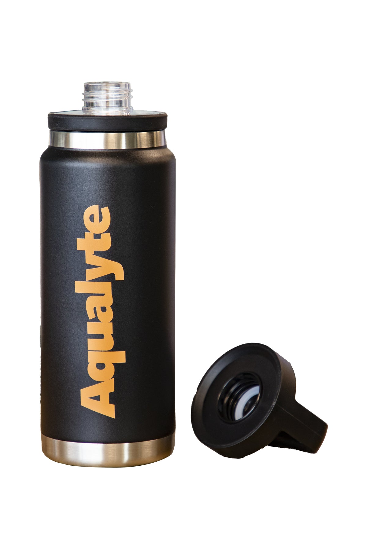 Stainless steel drink bottle 800ml black - view 2