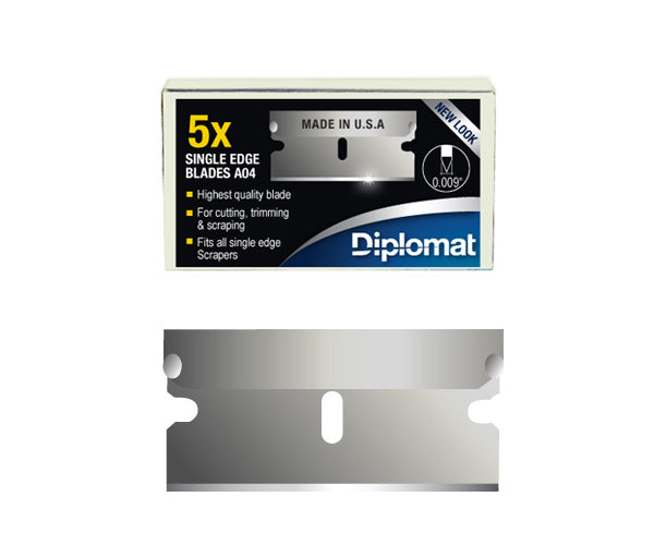 Single Edge Scraper Blades, Pack of 5
